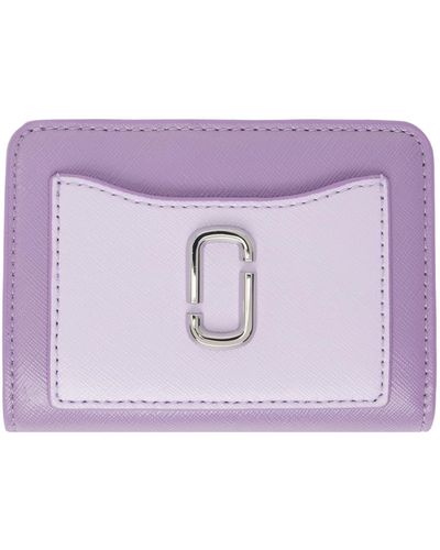 Marc Jacobs Purple 'the Mini Compact' Wallet