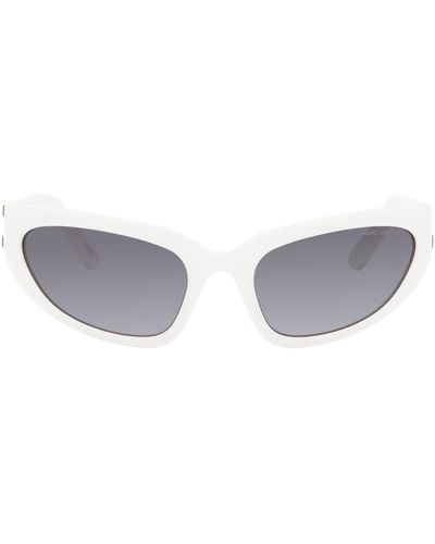 Marc Jacobs Bold Logo Wrapped Sunglasses - White
