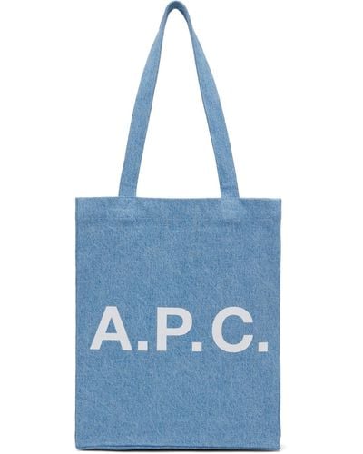A.P.C. Lou Tote - Blue