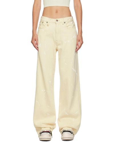 R13 Off-white D'arcy Jeans - Natural