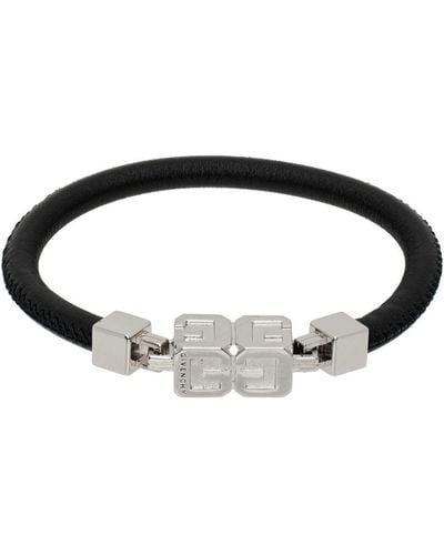 Givenchy Bracelet noir à ferrure à logo