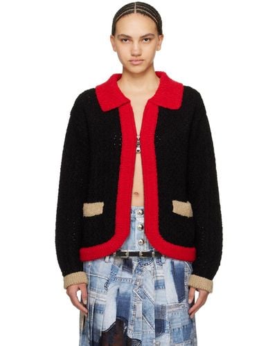ANDERSSON BELL Elass Cardigan - Red