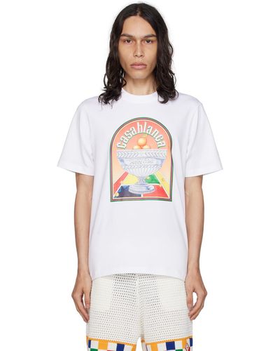 Casablancabrand T-shirt Terrain D'Orange - Blanc