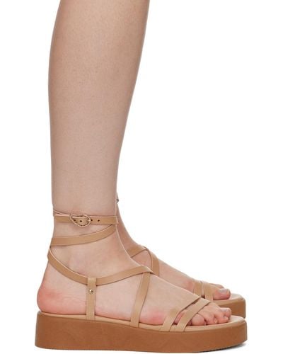 Ancient Greek Sandals Beige Aristea Sandals - Brown