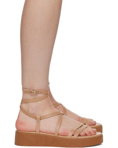 Ancient Greek Sandals Sandales aristea s - Marron