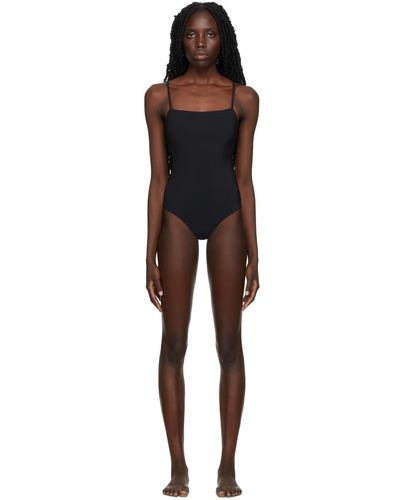 Jil Sander Classic One-piece Swimsuit - Black