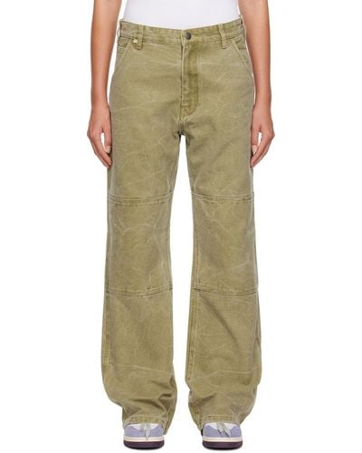 Acne Studios Faded Trousers - Natural