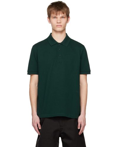 Bottega Veneta Green Vented Polo