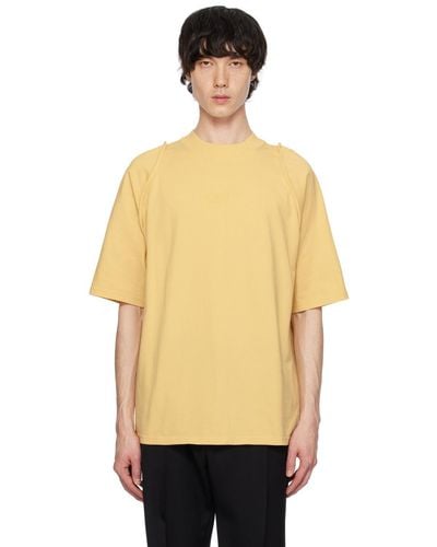 Jacquemus T-shirt 'le t-shirt camargue' jaune - Neutre