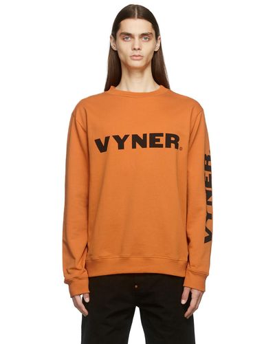 Vyner Articles ロゴ スウェットシャツ - オレンジ