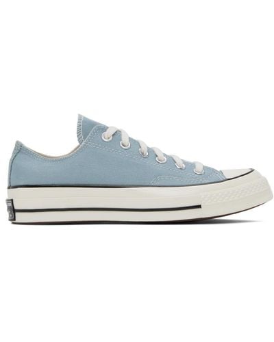Converse Blue Chuck 70 Low Top Sneakers - Black