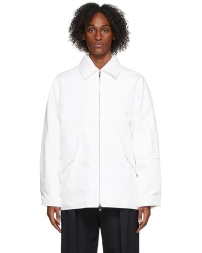 Valentino Nylon Blouson Jacket - White
