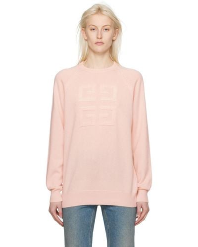 Givenchy Sweater With Logo, - Pink