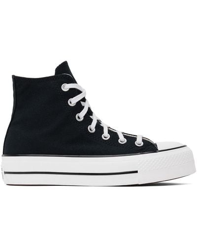 Converse Chuck Taylor All Star Lift High Top Sneakers - Black