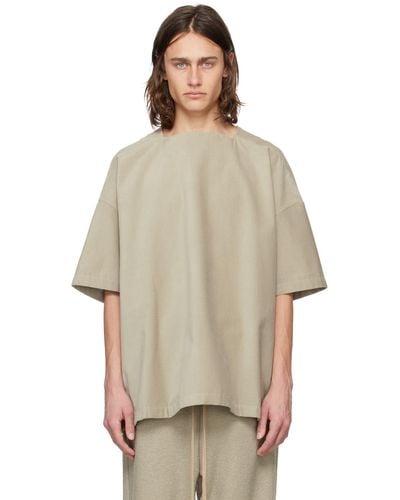 Fear Of God Square Neck T-Shirt - Natural