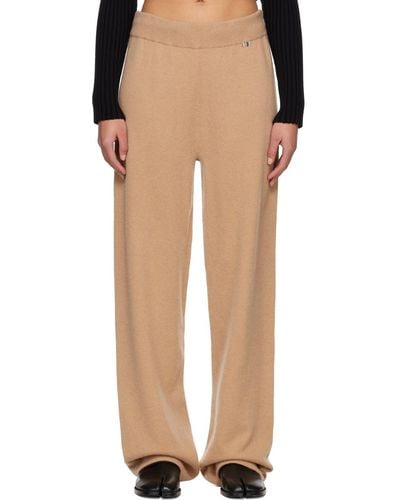 Extreme Cashmere Tan N°104 Lounge Trousers - Natural