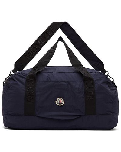 Moncler Navy Nylon Duffle Bag - Blue