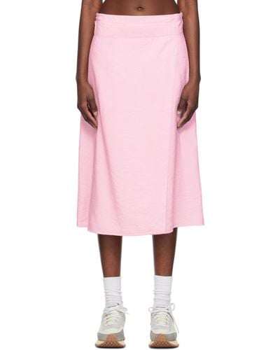 Studio Nicholson Wrap Midi Skirt - Pink