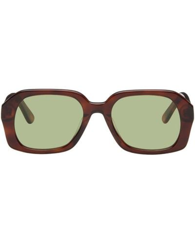 Velvet Canyon Tortoiseshell 'Le Classique' Sunglasses - Green