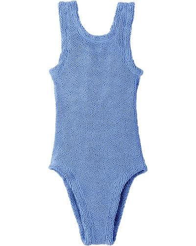 Hunza G Baby Classic One-Piece Swimsuit - Blue