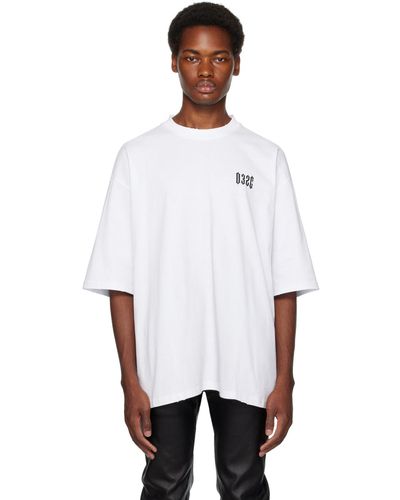 032c Oversized Crux T-shirt - White