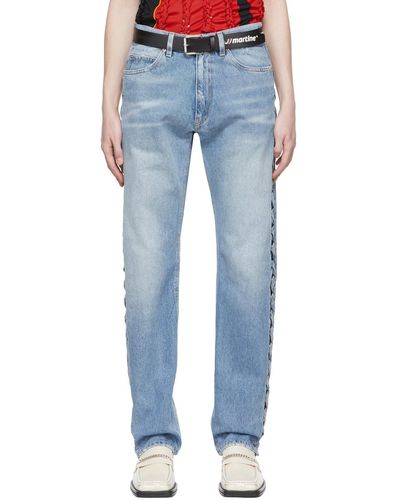 Martine Rose Blue Relaxed-fit Jeans