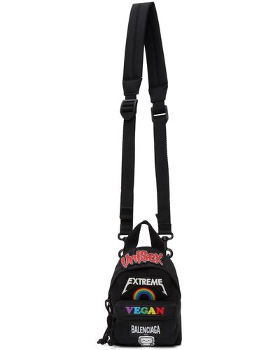 Balenciaga Black Mini Gamer Patch Backpack