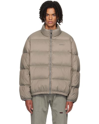 Gramicci Grey Quilted Down Jacket - Multicolour