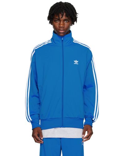 adidas Originals ブルー Firebird スウェットシャツ