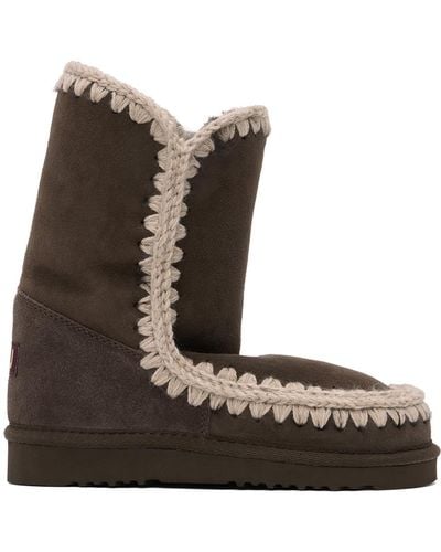 Mou 24 Shearling Boots - Brown