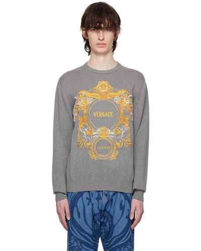 Malen tuin Eerbetoon Versace Sweaters and knitwear for Men | Online Sale up to 70% off | Lyst