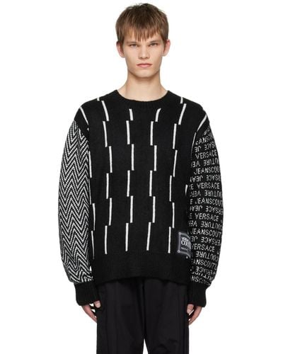 Versace Piece Number Sweater - Black