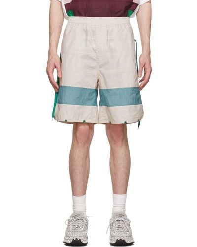 Craig Green Off-white Cotton Shorts - Multicolour