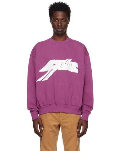 we11done Cross Sweatshirt - Purple