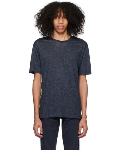 Sunspel Navy Crewneck T-shirt - Black