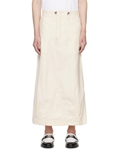 Needles Off-white Fatigue Midi Skirt - Multicolour