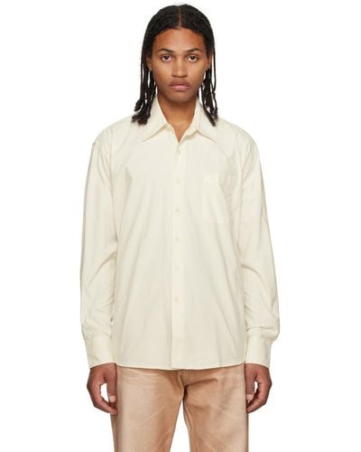 Our Legacy Off-white Above Shirt - Natural