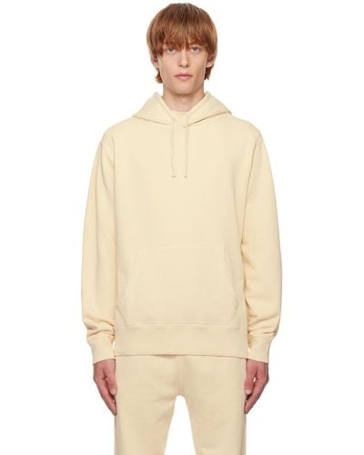 Polo Ralph Lauren Off- Vegetable-dyed Hoodie - Natural