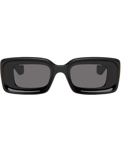 Loewe Rectangular Acetate Sunglasses - Black