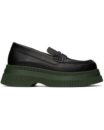 Ganni Creeper Wallaby Loafers - Black
