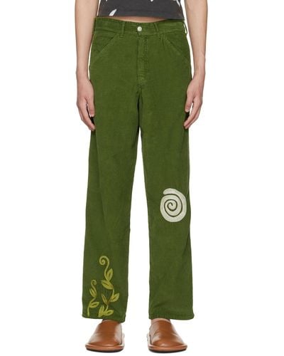 Carne Bollente Night Of The Giving Heads Jeans - Green