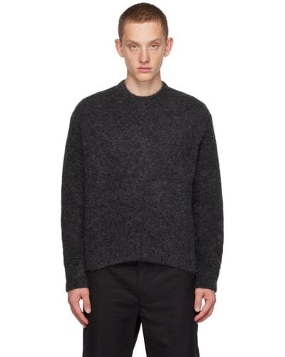 WOOYOUNGMI Gray Classic Sweater - Black