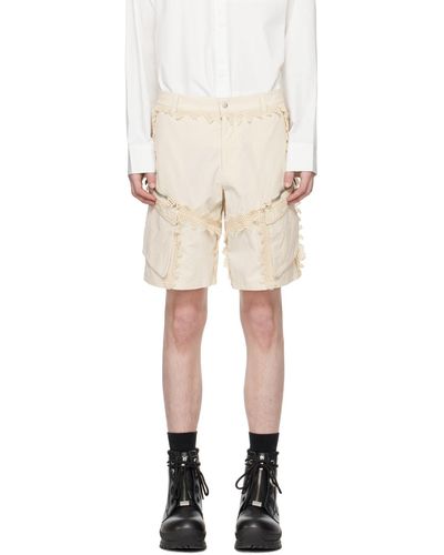 HELIOT EMIL Off- Spherical Shorts - Natural