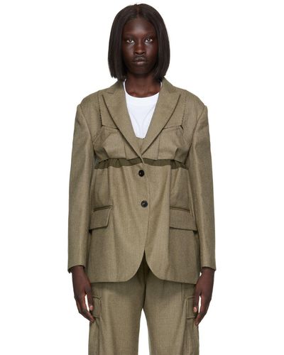 Sacai Blazers, sport coats and suit jackets for Women | Online 