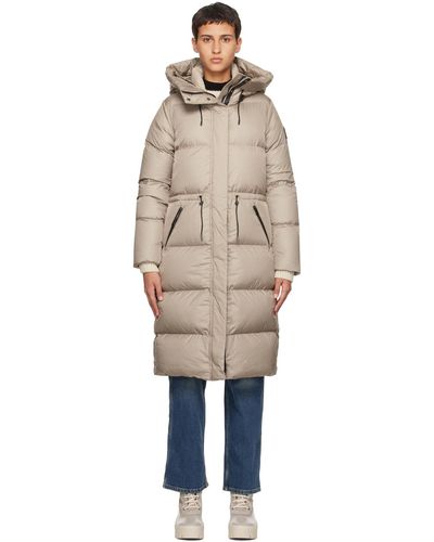 Mackage Taupe Ishani Down Coat - Multicolor