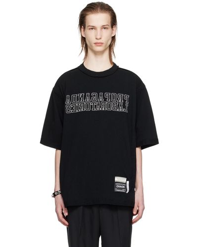 Undercover Embroidered T-shirt - Black