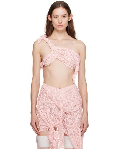 YUHAN WANG Knot Camisole - Pink