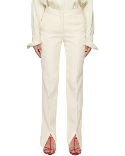 Jil Sander Off-white Tailored Trousers