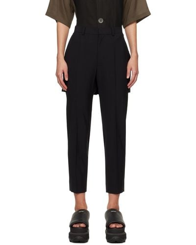 Undercover Layered Trousers - Black