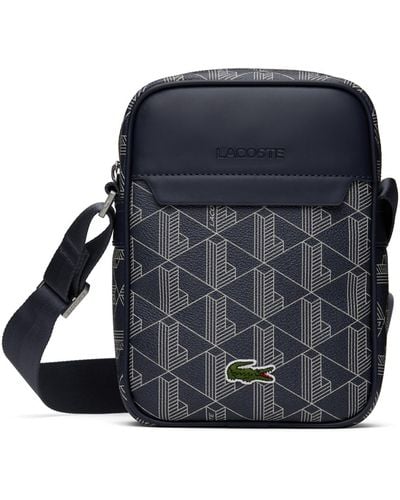Lacoste Navy 'the Blend' Keychain Feature Bag - Black